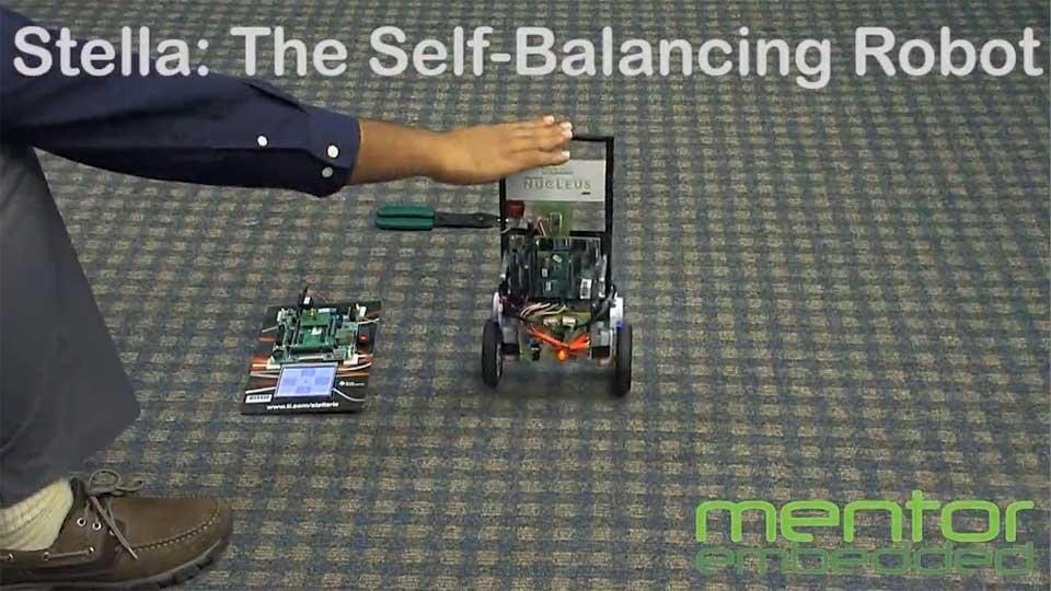 Stella Self-Balancing Robot Powered by Nucleus Real Time Operating System