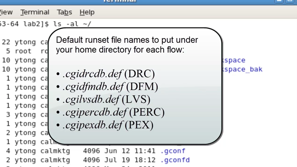 Loading runset files automatically with Calibre Interactive