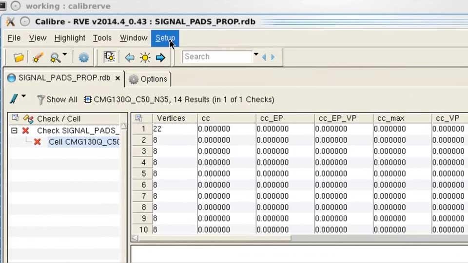 How to display values with scientific notation in Calibre RVE