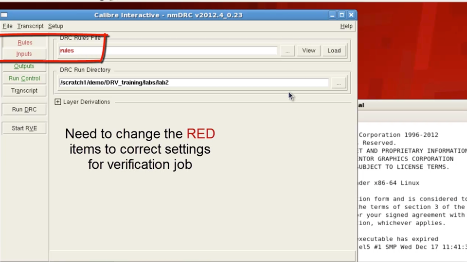 Simplifying run settings with Calibre Interactive runset files