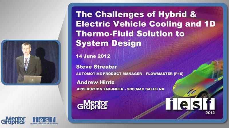 The Challenges of Hybrid & Electric Vehicle Cooling and 1D Thermo-Fluid Solution to System Design