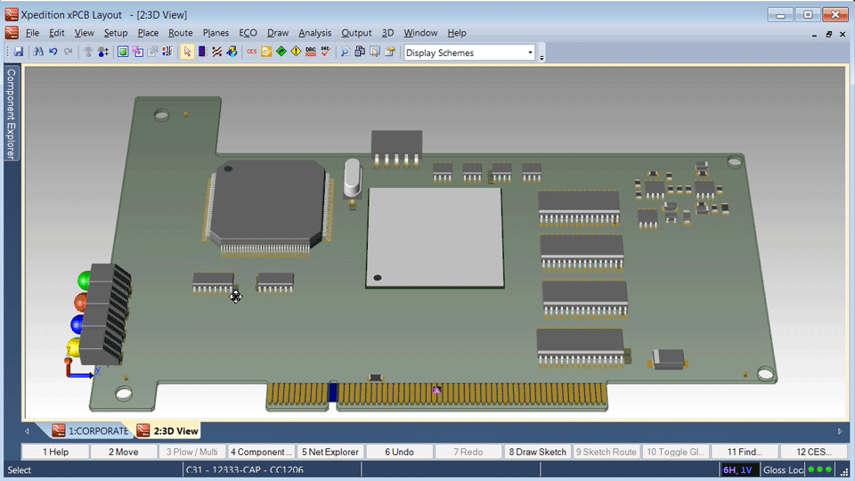 3D Component Planning and Placement