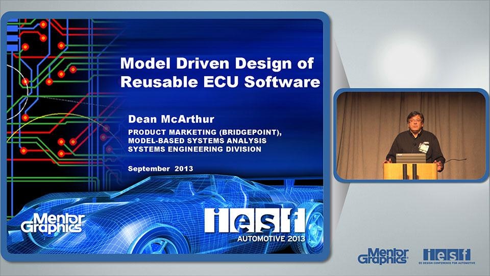 Model Driven Development of Reusable Electronic Control Software