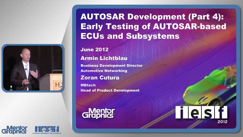 AUTOSAR Development (Part 4): Early Testing of AUTOSAR-based ECUs and Subsystems