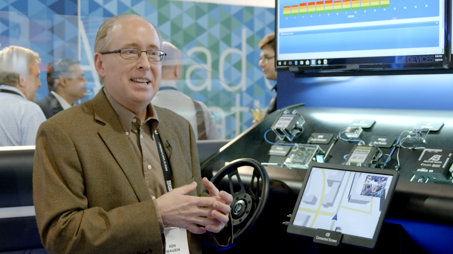 Demonstration of Mentor's A2B Tools by Analog Devices Inc. Mentor