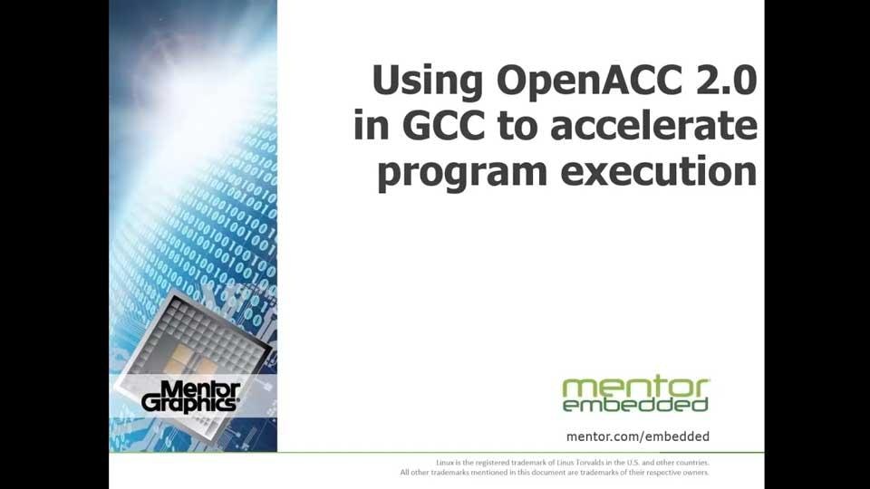Noise When Accelerating >> Accelerating your programs using OpenACC 2.0 with GCC - Mentor Graphics Noise When Accelerating >> Accelerating your programs using OpenACC 2.0 with GCC - Mentor Graphics