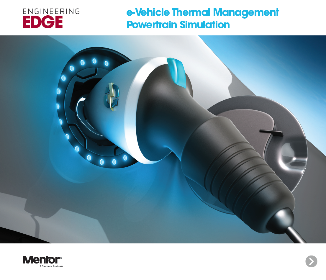 eVehicle Thermal Management Powertrain Simulation Mentor Graphics