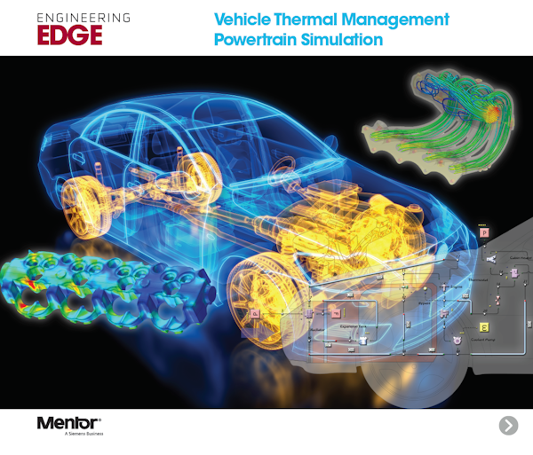 Vehicle Thermal Management Powertrain Simulation Mentor Graphics