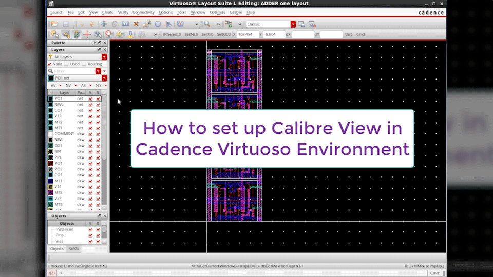 How To Setup Calibre View In Cadence Virtuoso - Mentor Graphics