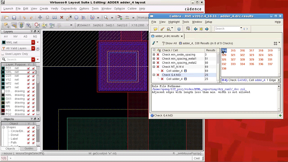 Documenting, reviewing and sharing Calibre DRC results - Mentor Graphics