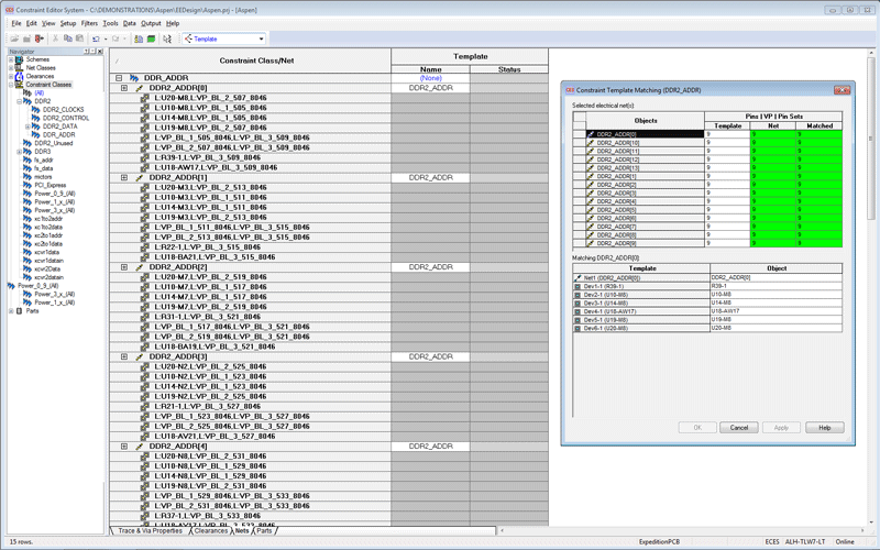 PADS Standard Constraint Management - Mentor Graphics