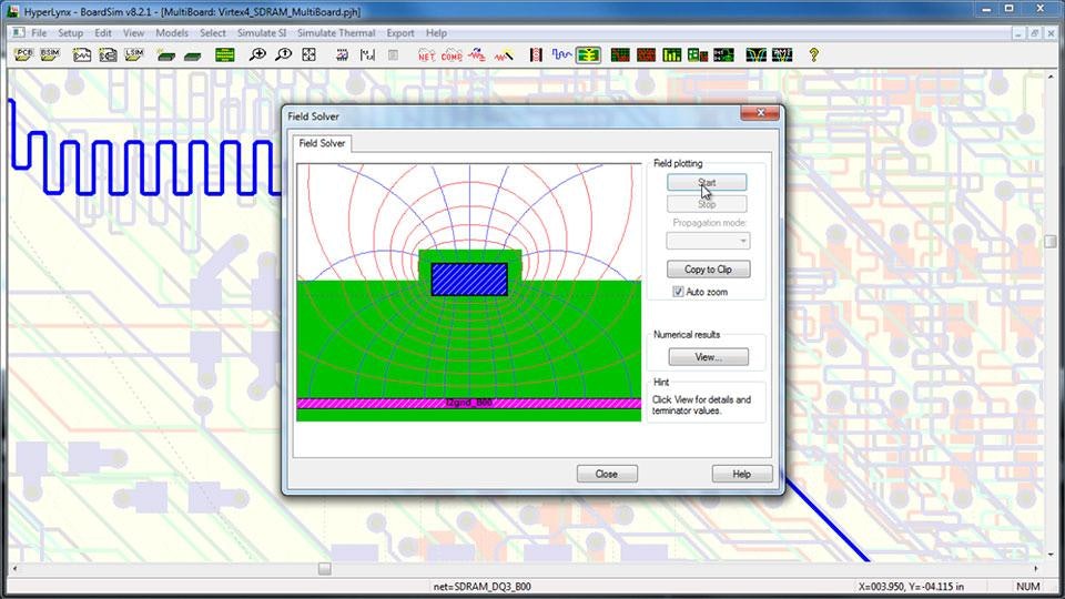 With PADS, you can run pre-layout analysis to determine the high-speed