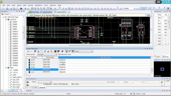 PADS Variant Manager - Mentor Graphics