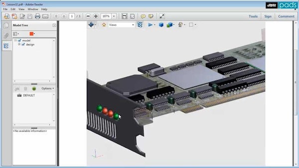 See How To Export A 3d Pdf Of Your Pcb Assembly With Two Simple Mouse Clicks In This Video Mentor Graphics