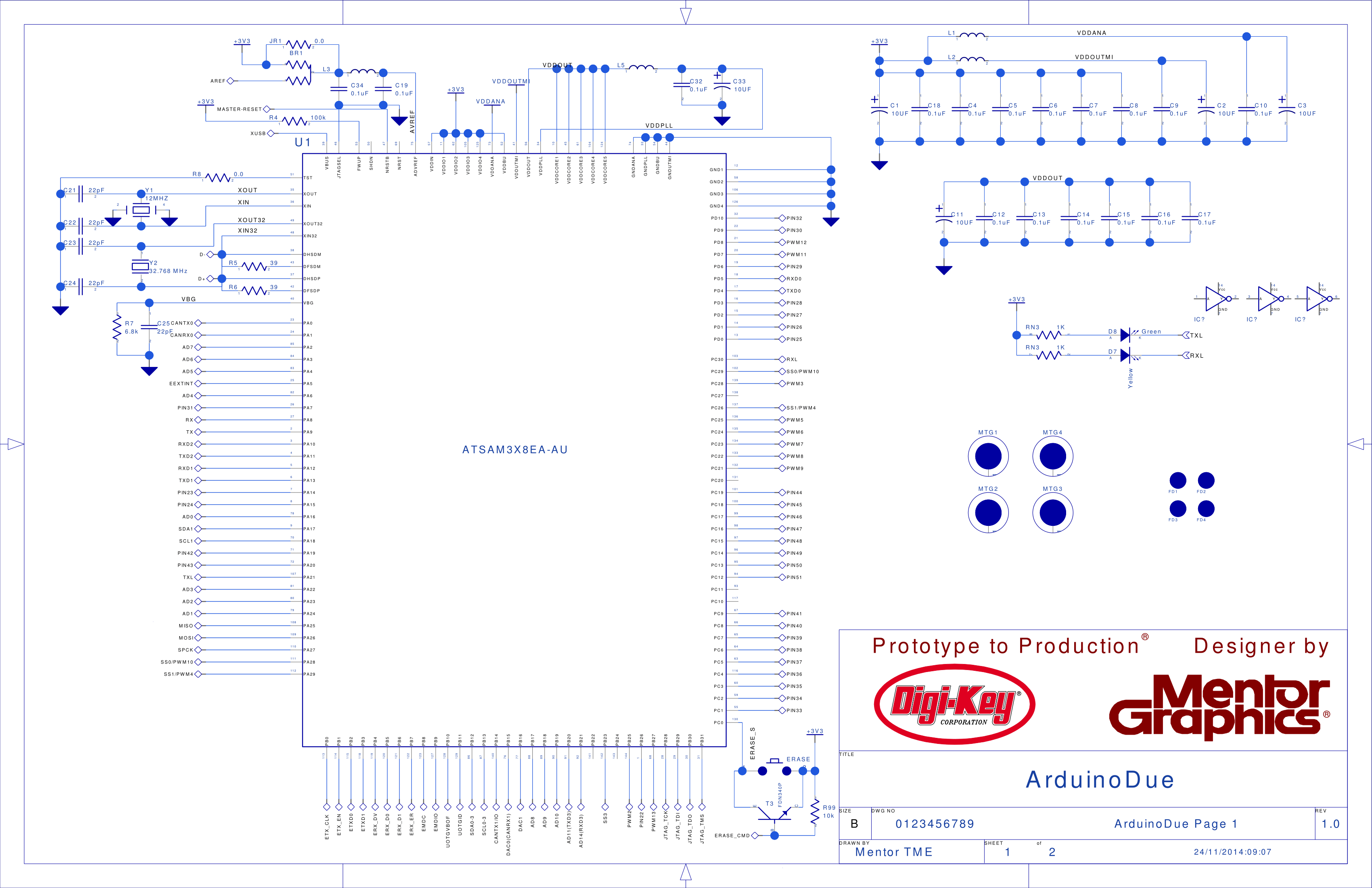 Arduino due схема