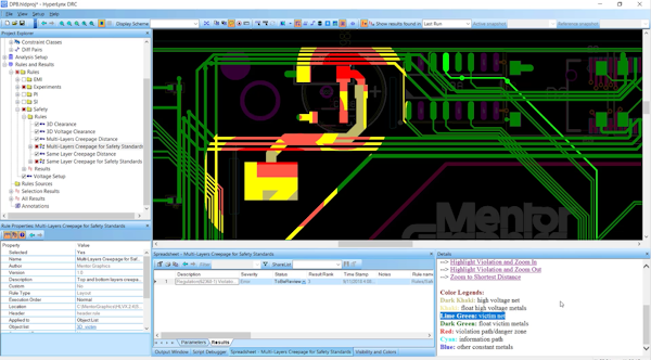 Multi-layer safety clearance and creepage rules - Mentor Graphics