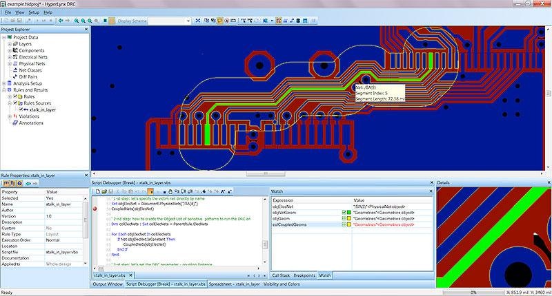 HyperLynx DRC PCB Design Rule Checking Tool Mentor Graphics
