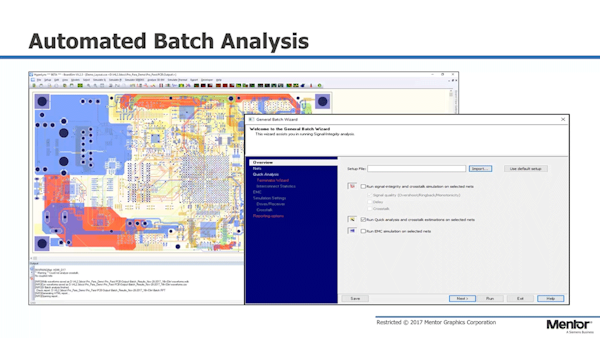 Identifying Signal Integrity Issues Using Batch Analysis - 